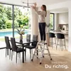 tectake® Doppelseitige Aluminium Trittleiter 3 Stufen, Produktbild-Vorschau 7