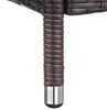 tectake® Rattan Sonnenliege 200 x 70 x 33 cm Produktbild-Vorschau 11