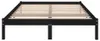 vidaXL Massief houten bed, zwart, grenen, 200x200 cm Productafbeelding-voorbeeld 4