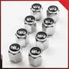 Schrader Ventilkappen; Beschriftet; 8er Set; Farbe: Chrome Produktbild-Vorschau 1