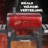TAINO HERO XL Smoker  Holzkohlegrill Kohlegrill Grillwagen Produktbild-Vorschau 7