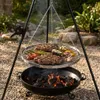 Grillrost Ø600 Mm FEINZ Stativ Mit Kette Winde Edelstahl Produktbild-Vorschau 6