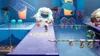 A character from the game Sackboy: A Big Adventure is shown in a colorful, cartoonish environment. Produktbild-Vorschau