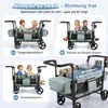 Sekey Bollerwagen Faltbar mit Dach Zwillingsmodus Produktbild-Vorschau 3