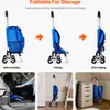 Carrello spesa pieghevole VEVOR, 445 x 375 x 990 mm, Anteprima dell’immagine prodotto 5