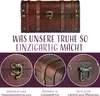 Kingpower Schatztruhe aus Holz Box mit Schloss Schatzkiste Produktbild-Vorschau 4