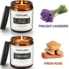 LZQ Set de bougies parfumées, Set cadeau 200g Bougies Voir les images du produit 3