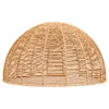 A dome-shaped lampshade made of woven natural fibers. Podgląd zdjęcia produktu