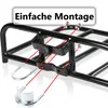 Frontgepäckträger Fahrrad Gepäckträger vorne Schwarz Träger Produktbild-Vorschau 6