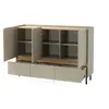 Kommode LICO 150x105x40 cm Eukalyptus, Sideboard mit 3 Produktbild-Vorschau 5