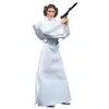 A Star Wars Princess Leia action figure in her iconic white dress, holding a blaster. Produktbild-Vorschau