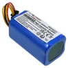 A blue battery pack with a white label and colored wires. Voir les images du produit