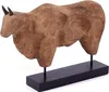 SCULTURA DI TORO "BULL" | legno di mango, 48 cm | toro in Anteprima dell’immagine prodotto 1
