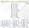 Angel Living Paravent 1 Teilig 81 x 180 cm Stoff Raumteiler Produktbild-Vorschau 7