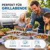 20 vaschette in alluminio per barbecue – Vaschette Anteprima dell’immagine prodotto 7