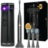 OMEO | Schallzahnbürsten +365 Set - Schwarz und Rosa - UV Produktbild-Vorschau 1