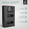 CELLONIC Li-90B Li-92B Dual Schnellladegerät kompatibel mit Produktbild-Vorschau 2