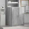 vidaXL Skriňa na práčku Grey Sonoma 71x71,5x91,5 cm Náhľad obrázku produktu 3