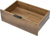 An open wooden drawer with a black handle. Anteprima dell’immagine prodotto