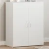 vidaXL Aktenschrank Weiß 60x32x77,5 cm Holzwerkstoff Produktbild-Vorschau 2