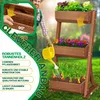 KESSER® Hochbeet mit 3 Etagen Premium Blumenkasten Produktbild-Vorschau 12