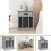 The Living Store Nachttisch Grau Sonoma 43x36x50 cm Produktbild-Vorschau 10