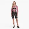 Bohmberg Damen Trachten Lederhose knielang aus echtem Produktbild-Vorschau 5
