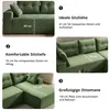 GLP Modulares Ecksofa 256 cm aus Cord, 4-Sitzer mit Produktbild-Vorschau 8