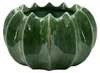 Vaso per cactus in Vetroceramica lucida, verde, dimensioni Anteprima dell’immagine prodotto 1