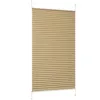 Plissee Klemmfix ohne Bohren 70x130cm Hellbraun Sichtschutz Produktbild-Vorschau 3