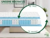 Materasso a molle insacchettate 180x200 cm | Altezza 22 cm Anteprima dell’immagine prodotto 3