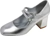 Post Xchange Metallic Pumps Silber in Gr. 37 Produktbild-Vorschau 3