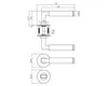 Rosettengarnitur Intersteel Baustil WC auf Magnet Rosette Produktbild-Vorschau 2