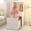 Tavolino da trucco HOMCOM, con specchio, sgabello, Anteprima dell’immagine prodotto 9