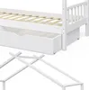 Domečková postel Vitalispa Design Bílá 90x200 cm se 2 Náhled obrázku produktu 6