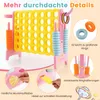 COSTWAY Riesiges 4 Gewinnt Spielset mit Basketballkorb und Produktbild-Vorschau 3