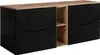 RODAN | Mobile Sottolavabo - Nero e Marronee - 140 cm - 4 Anteprima dell’immagine prodotto 1