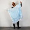 Palituch - weiß - blau-hellblau - Kufiya PLO Tuch Produktbild-Vorschau 10