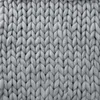 Livingandhome Graue Strickdecke 80 x 100 cm – weich, warm, Produktbild-Vorschau 5