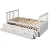 Flieks Holzbett 90x200cm mit Ausziehbett, Jugendbett mit 3 Produktbild-Vorschau 11