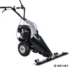 A professional studio shot of a BRAST Benzin Balkenmäher 38200 on a white background. Produktbild-Vorschau