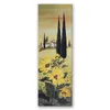 Toile « Tournesols devant une maison » 30 x 90 Feeby Jaune Voir les images du produit 3