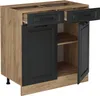 Küchenunterschrank Vicco R-Line Anthrazit Landhaus 80 cm Produktbild-Vorschau 4