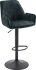 Barhocker OTTAWA BAR Barstuhl mit Armlehnen Velour Optik Produktbild-Vorschau 1