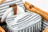 Wiklinowy kosz piknikowy z termotorbą i zastawą dla 2 osób Podgląd zdjęcia produktu 5