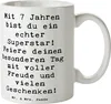Mr. & Mrs. Panda Tasse Spruch 7. Geburtstag Superstar - Produktbild-Vorschau 1