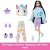 Poupée Barbie Cutie Reval, cheveux noirs, mèches bleues, Voir les images du produit 16
