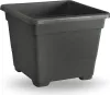 Pot de fleurs en plastique Quadrato 32x32x26 cm anthracite Voir les images du produit 4
