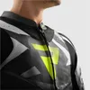 Rebelhorn Inferno Motorrad Lederjacke, schwarz/weiß/gelb, Produktbild-Vorschau 5
