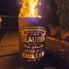 Feuertonne, Feuerkorb, Feuerschale, Lagerfeuertonne mit Produktbild-Vorschau 4